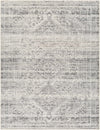 Barny Cream & Gray Washable Area Rug