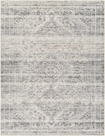 Barny Cream & Gray Washable Area Rug