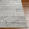 Barny Cream & Gray Washable Area Rug