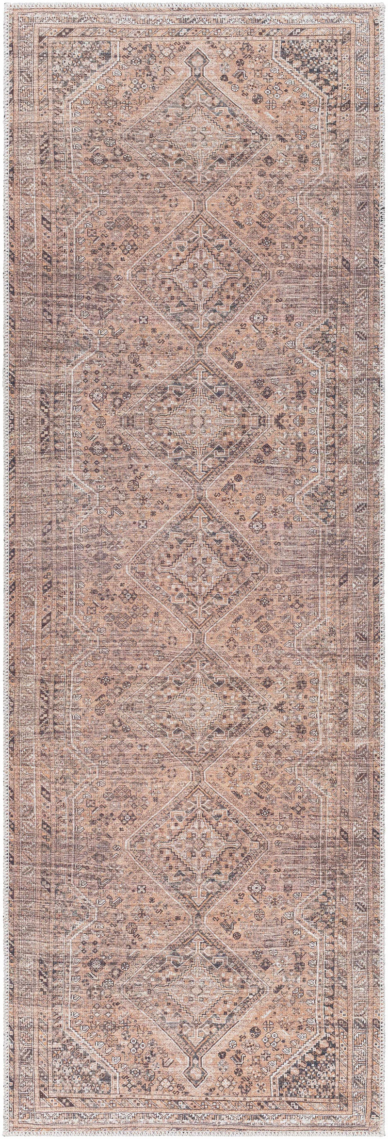 Barny Brown Washable Rug