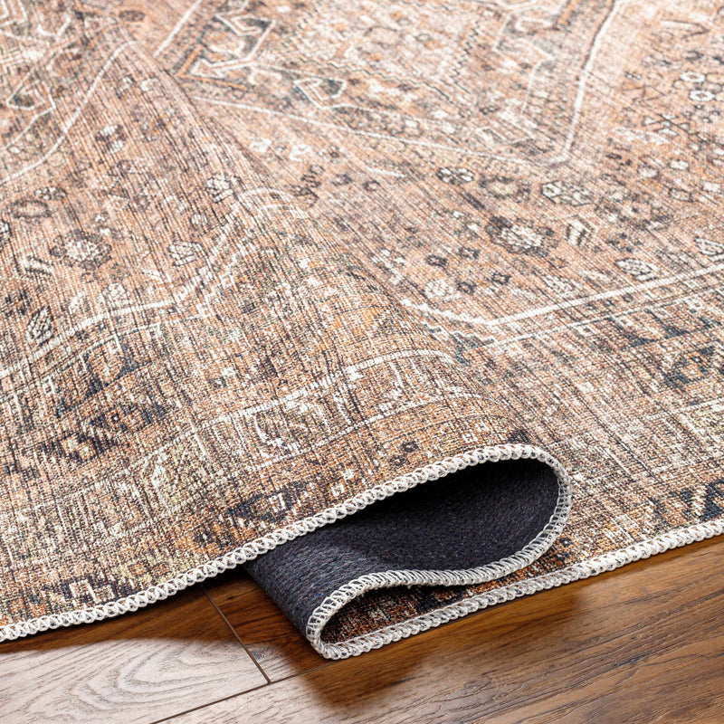 Barny Brown Washable Rug