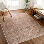 Barny Brown Washable Rug