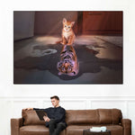 Tiger Kitty Wall Art