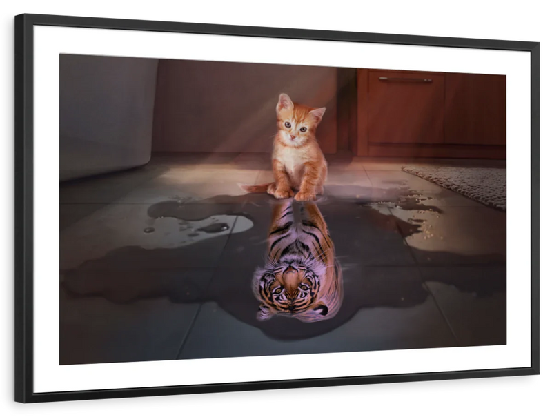 Tiger Kitty Wall Art