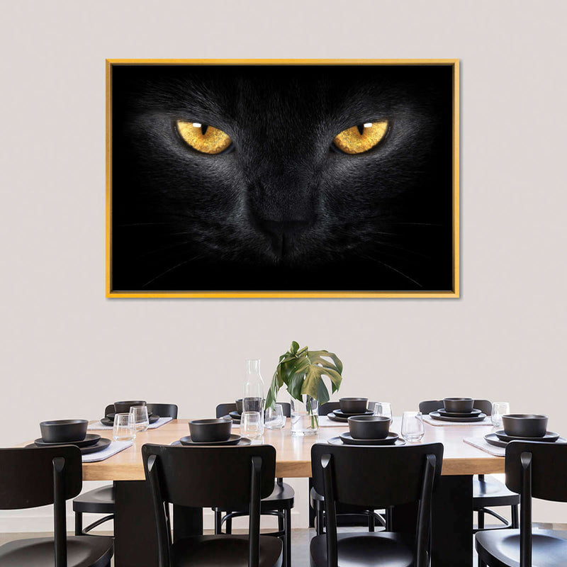 Yellow Eyed Cat Wall Art
