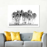 Zebras On The Move Wall Art