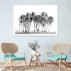 Zebras On The Move Wall Art