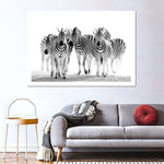 Zebras On The Move Wall Art