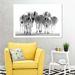 Zebras On The Move Wall Art