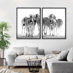 Zebras On The Move Wall Art