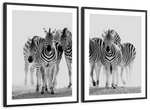 Zebras On The Move Wall Art