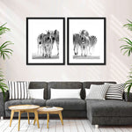 Zebras On The Move Wall Art