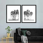 Zebras On The Move Wall Art