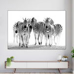 Zebras On The Move Wall Art