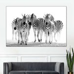 Zebras On The Move Wall Art