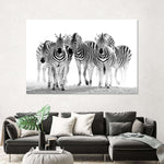 Zebras On The Move Wall Art