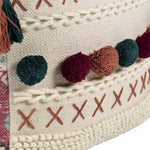 Retz Dark Red Pouf