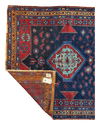 Antique 19th Century Handwoven Kazak Tribal Rug 5’ x 8’
