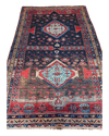 Antique 19th Century Handwoven Kazak Tribal Rug 5’ x 8’