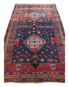 Antique 19th Century Handwoven Kazak Tribal Rug 5’ x 8’
