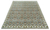Antique look Traditional Hand Knotted Silver, Ivory and Rust Multi Size Area Rug