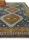 Antique 9x12 Rust, Gold and Gray Oriental Traditional Persian Area Rug | TRDCP1087912S
