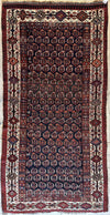 Antique All Over Paisley Kurdish Afshar Rug 4’5” x 8’11”
