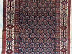 Antique All Over Paisley Kurdish Afshar Rug 4’5” x 8’11”