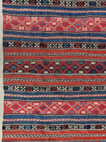 Antique Caucasian Shahsavan Soumak Rug 4’9” x 7’4”