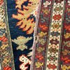Antique Caucasian KarabakhSigned & Dated Wool on Wool Runner Rug 3 X 7