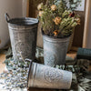Antique Floral Carving Iron Flower Pot