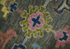 Antique Gray and Pink 5x8, 6x9, 8x10, 9x12, 10x14 and 12x15 Wool Traditional Persian Silver Vibrant Colorful Hand knotted Oushak Area Rug | TRDCP787