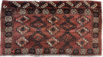 Antique Kizil Ayak Turkoman Chuval, Juval Rug 60"×34”