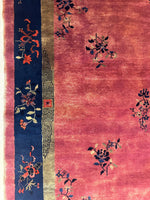 Antique Nicholas Chinese Art Deco Rug - 8'2" X 9'9"