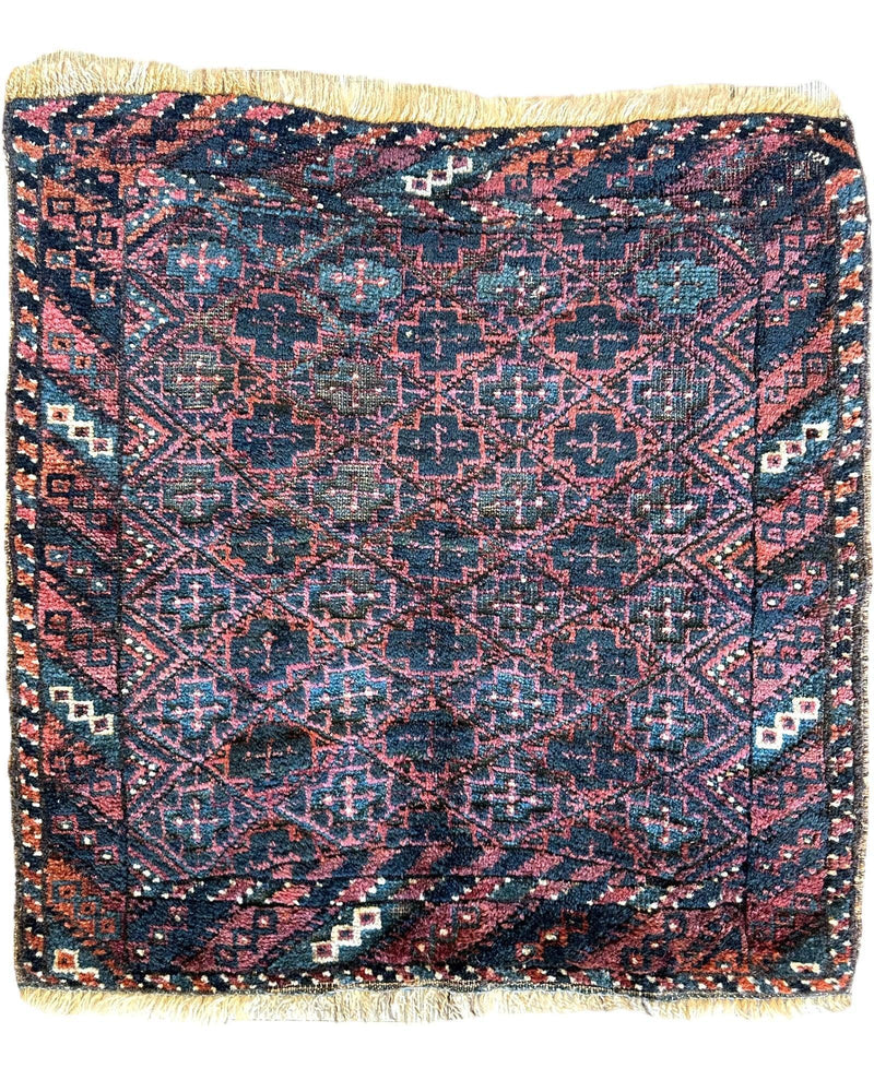 Antique Tribal Baluch Bag Bag Face - 22" X 24"