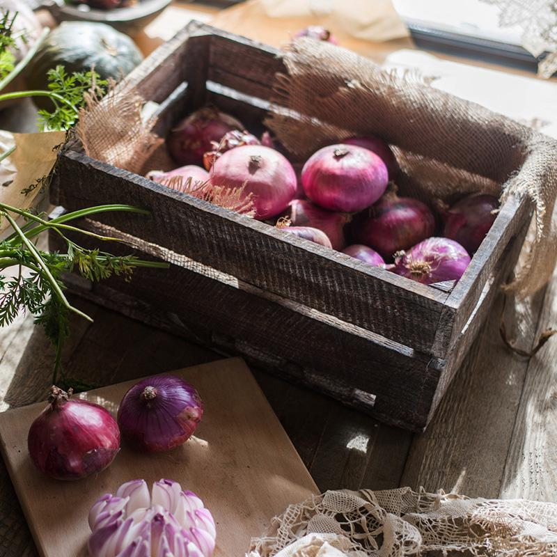 Antique Wood Crates Rectangular