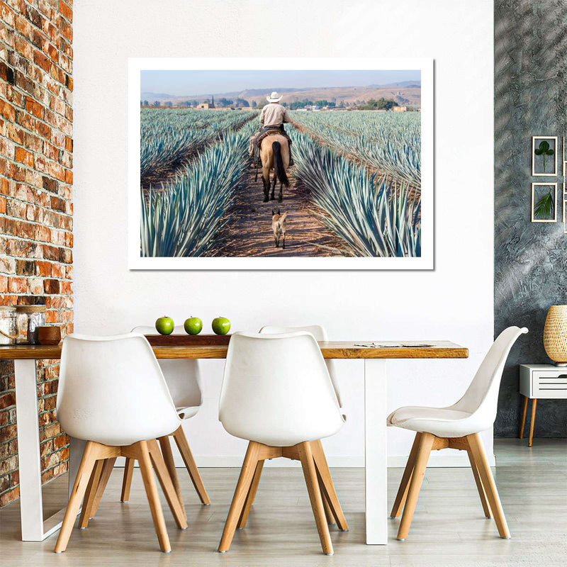 Inspecting Agave Plantation Wall Art
