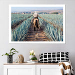 Inspecting Agave Plantation Wall Art