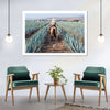 Inspecting Agave Plantation Wall Art