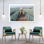 Inspecting Agave Plantation Wall Art