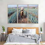 Inspecting Agave Plantation Wall Art