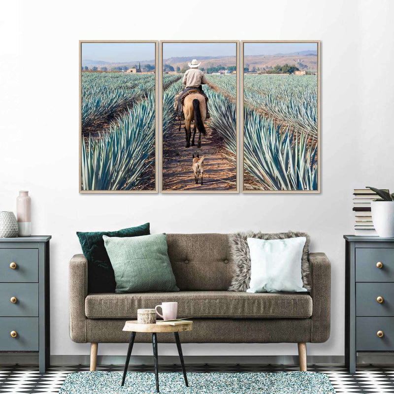 Inspecting Agave Plantation Wall Art