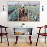 Inspecting Agave Plantation Wall Art