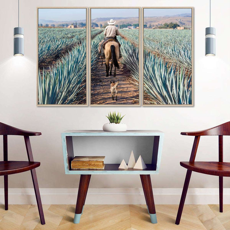 Inspecting Agave Plantation Wall Art