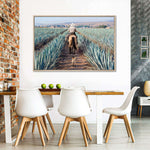 Inspecting Agave Plantation Wall Art