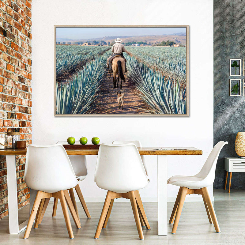 Inspecting Agave Plantation Wall Art