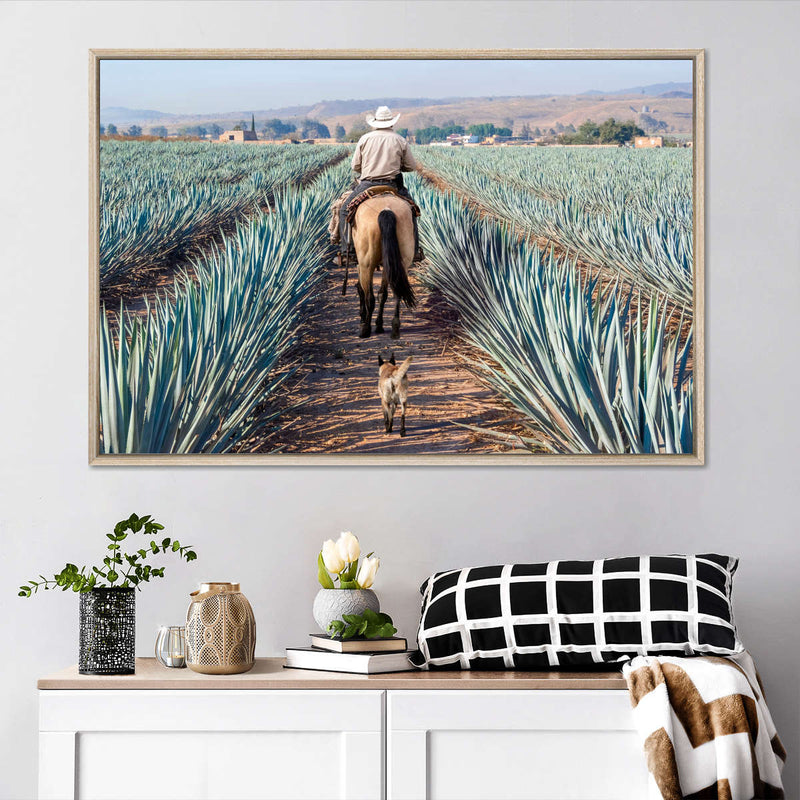 Inspecting Agave Plantation Wall Art