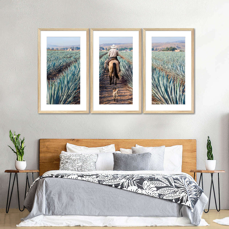 Inspecting Agave Plantation Wall Art
