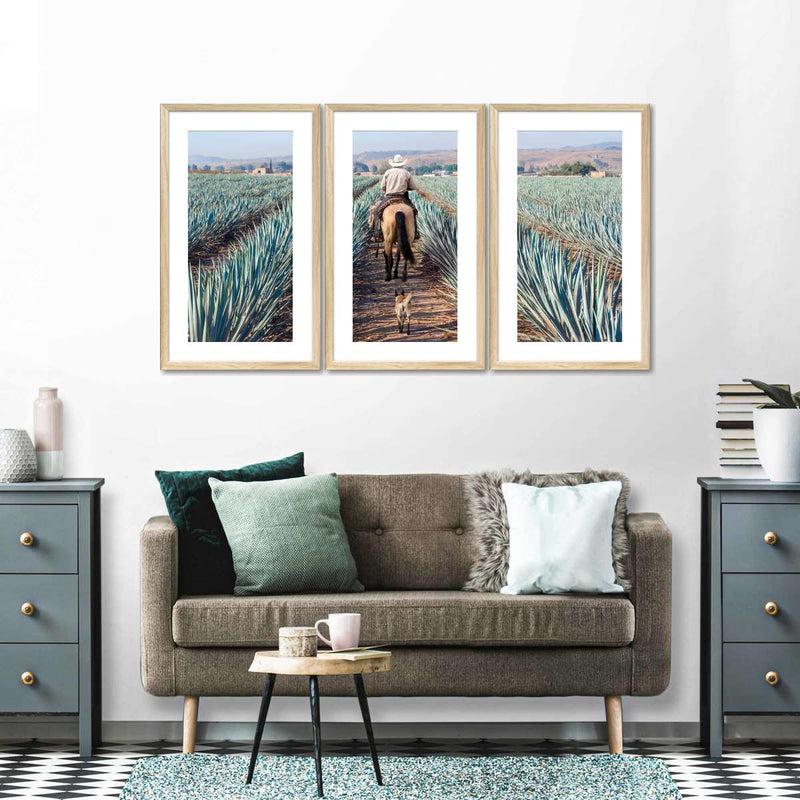 Inspecting Agave Plantation Wall Art