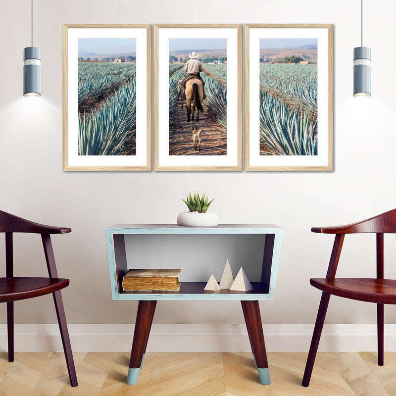 Inspecting Agave Plantation Wall Art
